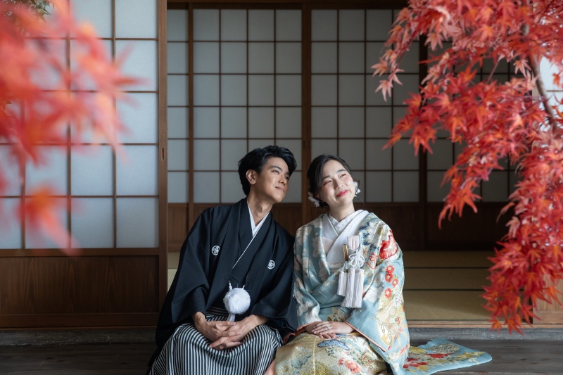 紅葉もつかって。