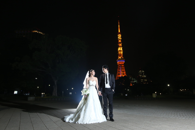 東京タワーに移動して