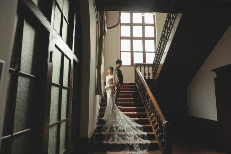 最後はこちらの階段へ♪