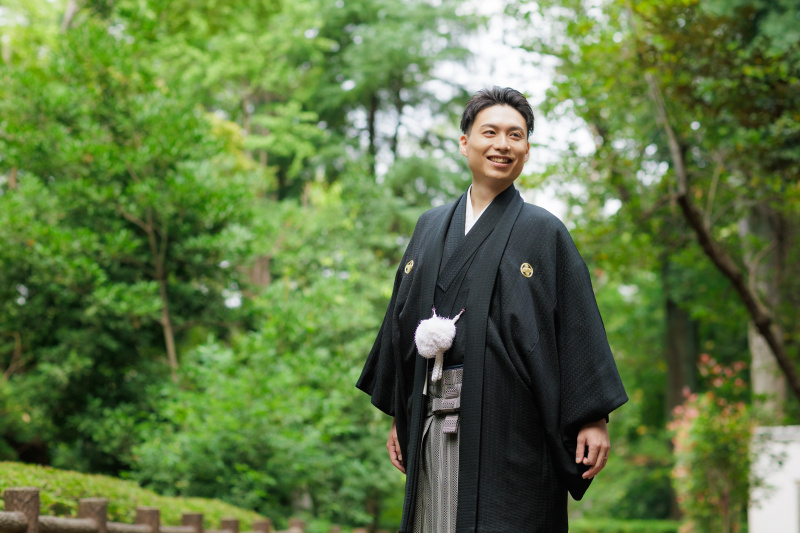 ご新郎様のソロショット