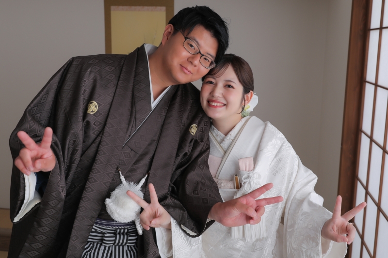 ラストはピースで!