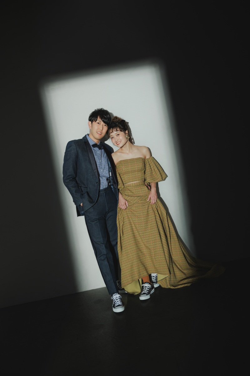 お次は洋装にチェンジ。