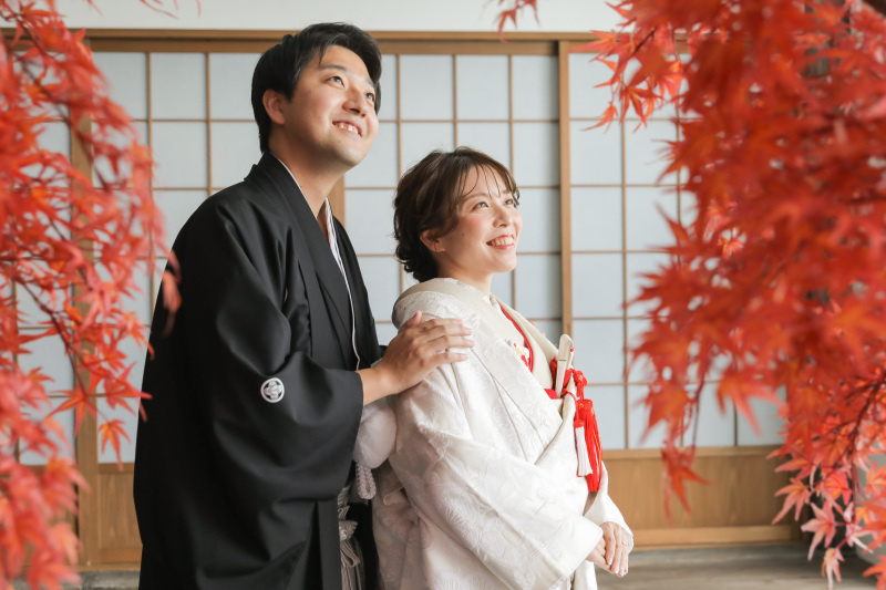 室内で快適に!屋内庭園スタジオ撮影