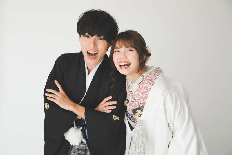 和装最後は明るく！