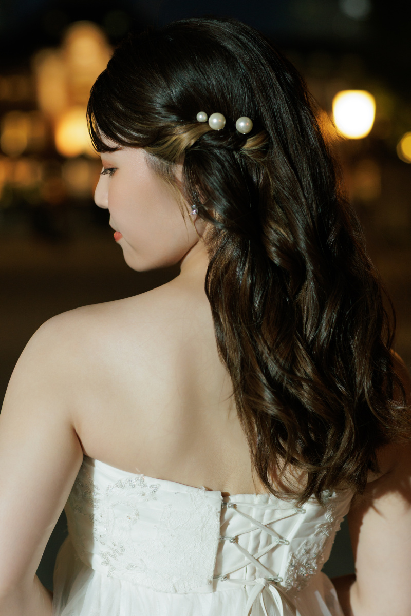 洋装 ヘアスタイル