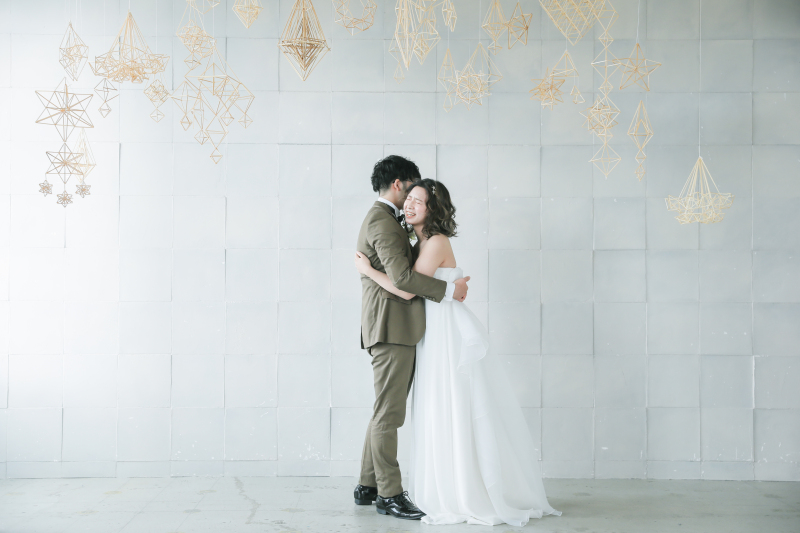新婦様からのハグ