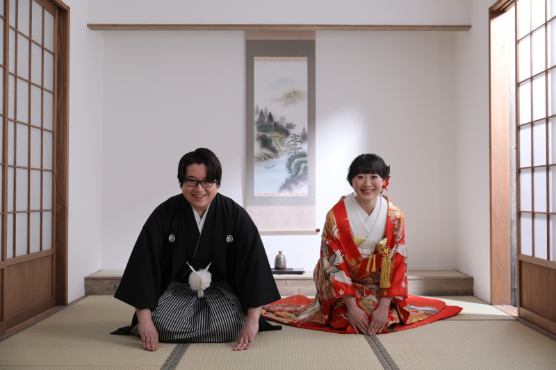 和庭園でご挨拶！