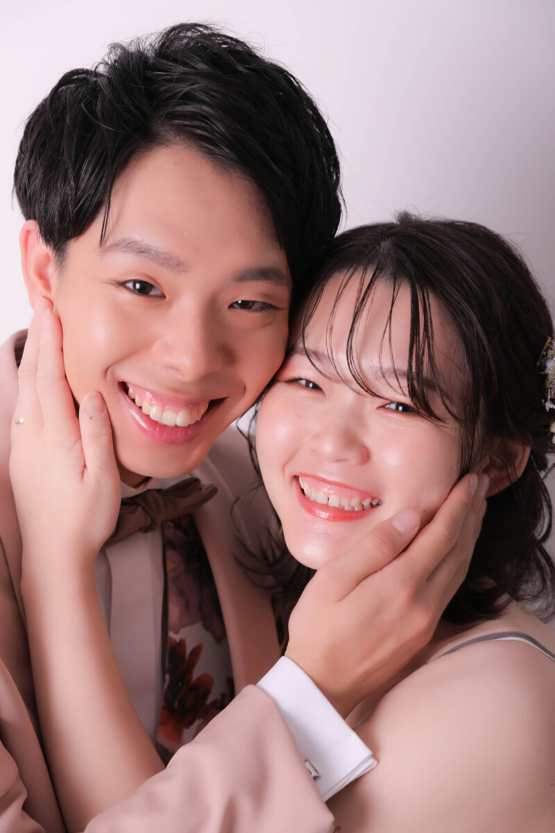 ほっぺをくっつけて