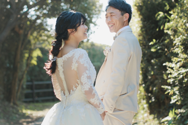 優しいほほえみ。