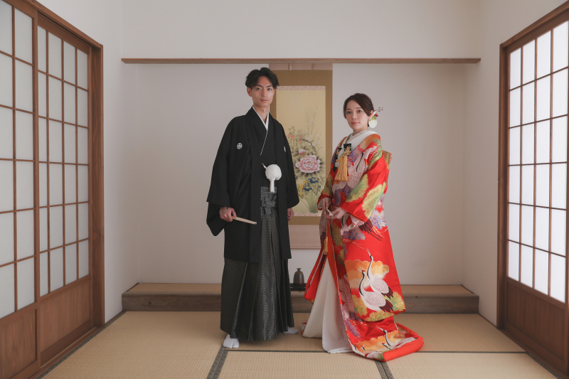 フォーマルな立ち姿