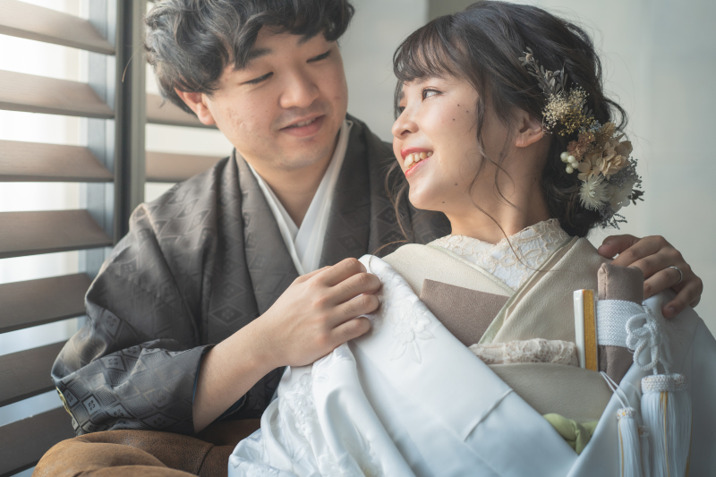 お二人に近寄った1枚も◎