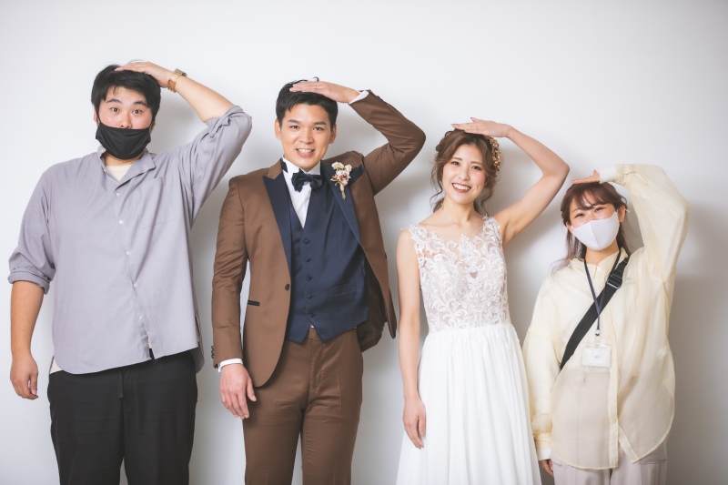 最後はみんなで「ハイチーズ」