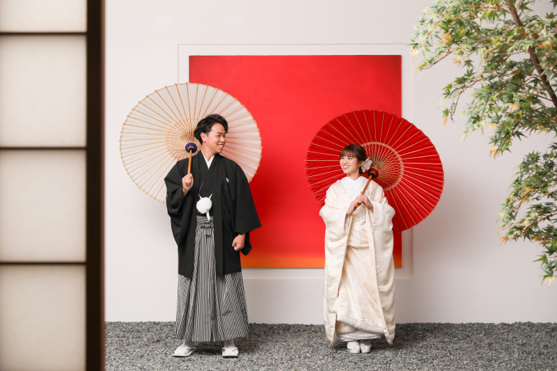 雰囲気を変えて屋内庭園スタジオ撮影!