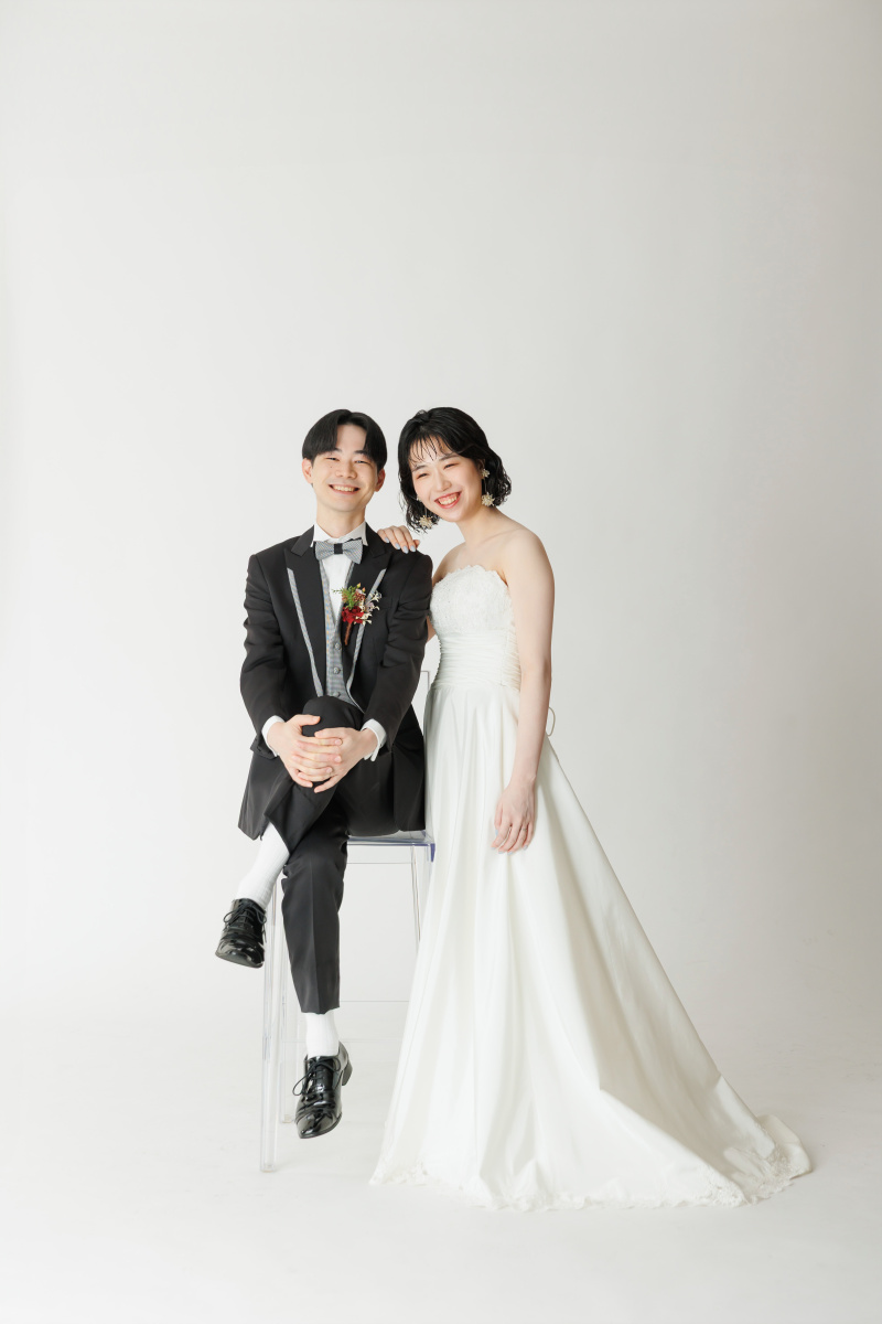 シンプルさの中に引き立つお二人