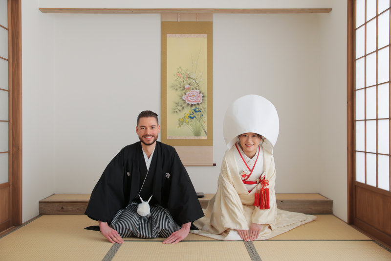 お辞儀のカット