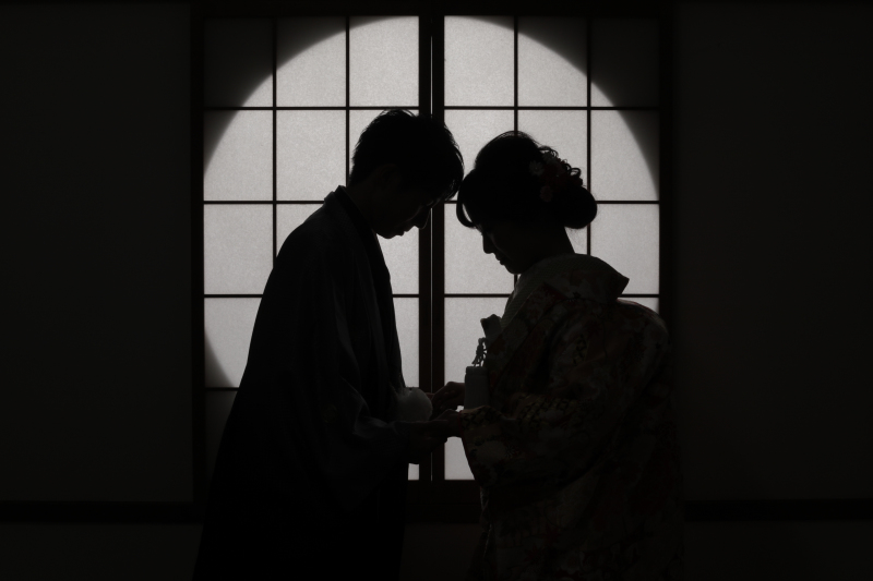 シルエットで、、、