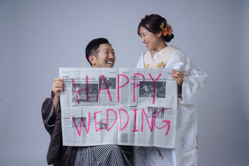「HAPPY WEDDING」