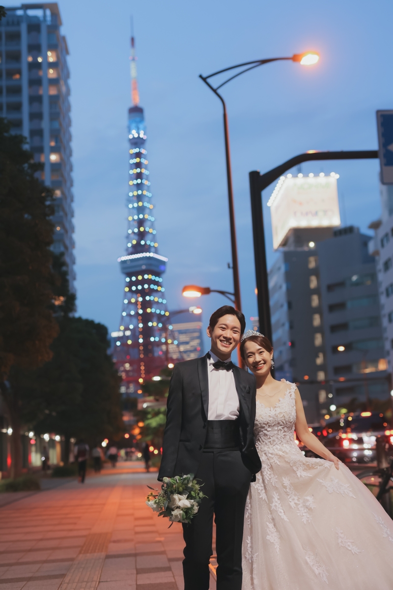 この日の東京タワーは。