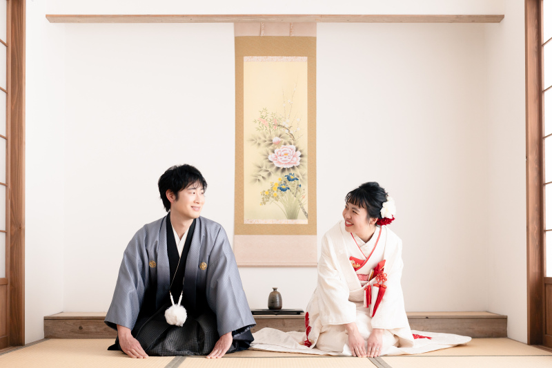 お辞儀のシーン