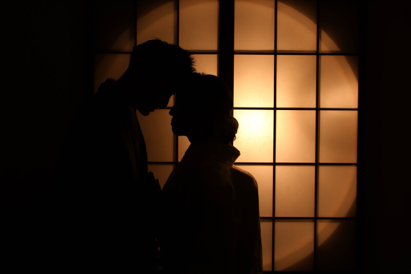 ラストはシルエットで!