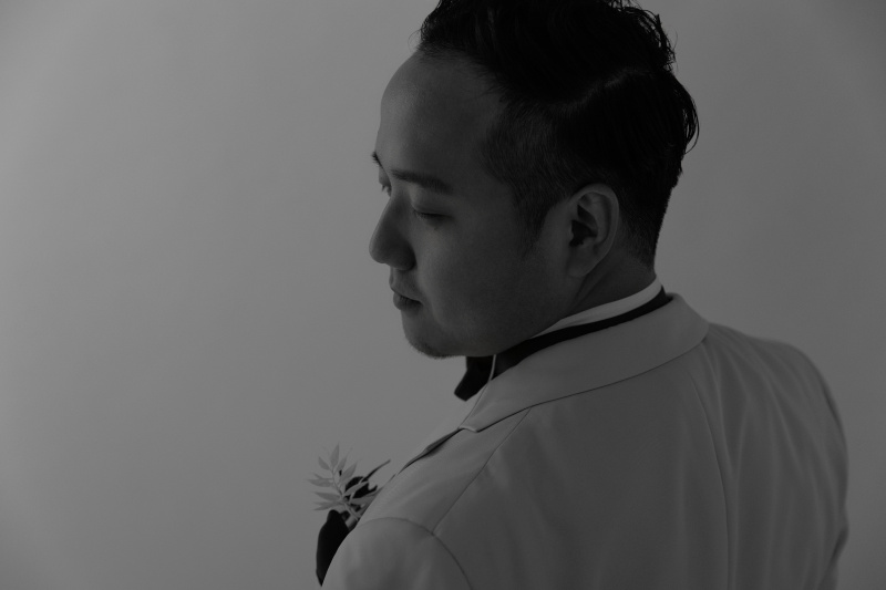 クールなご新郎様も