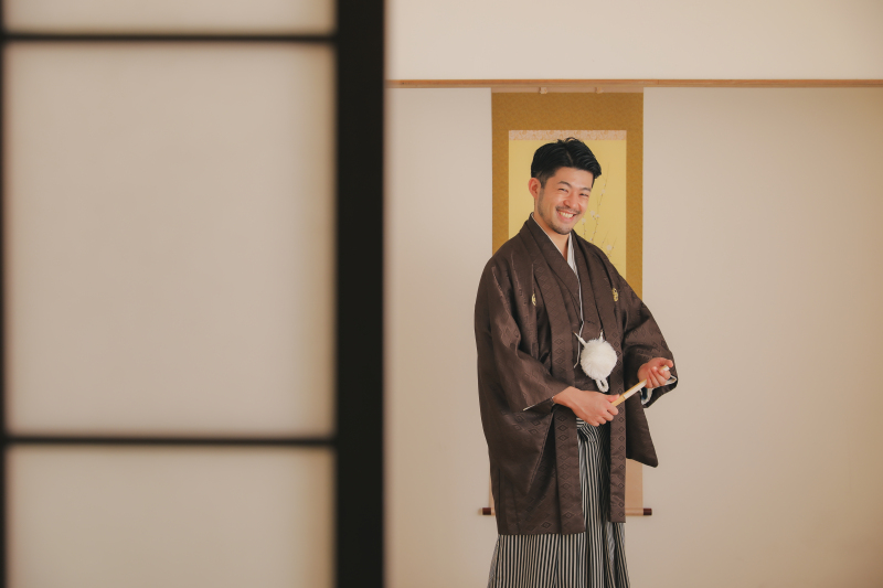 ご新郎様ソロショット