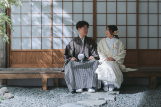 寒い時期はスタジオでお外なお写真