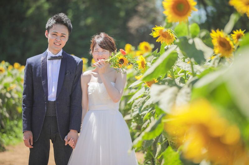 お持ち込みのブーケを使って♪