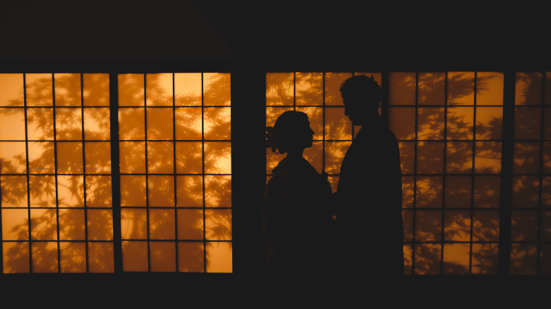 シルエット撮影