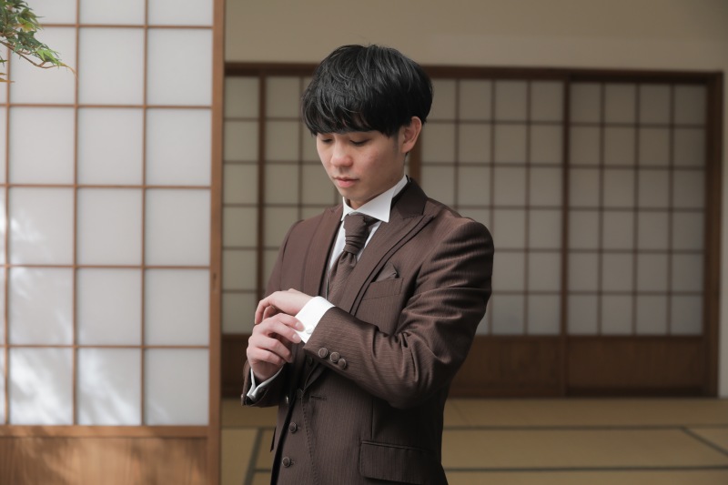 クールなご新郎様！