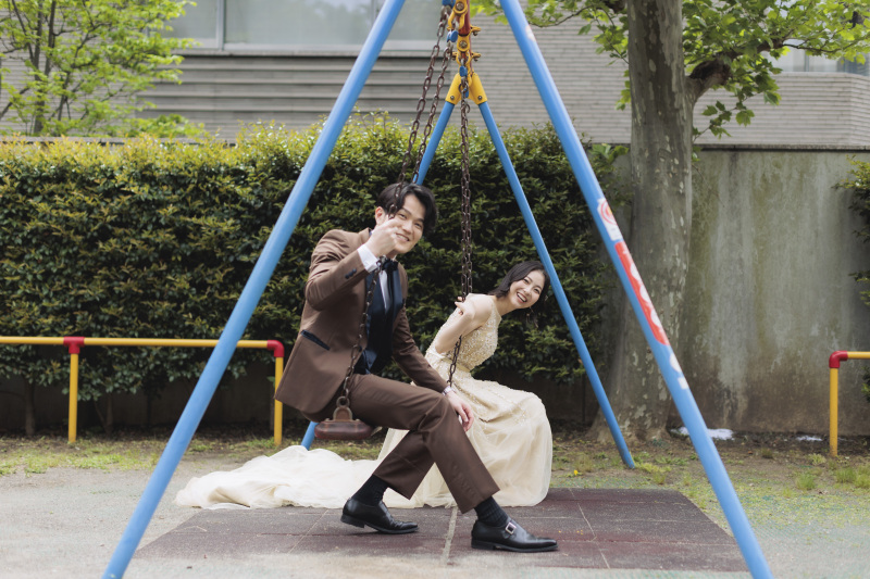 懐かしのブランコで