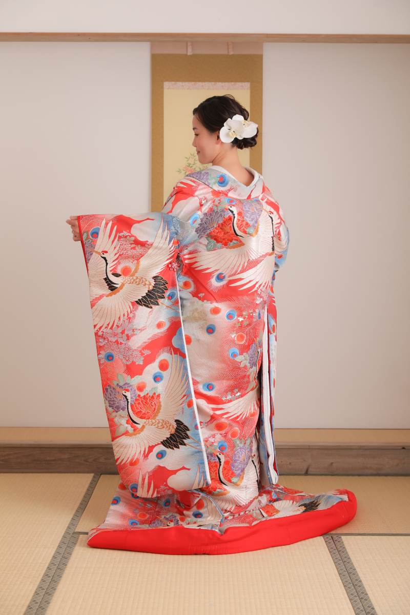 後ろ姿もしっかりと