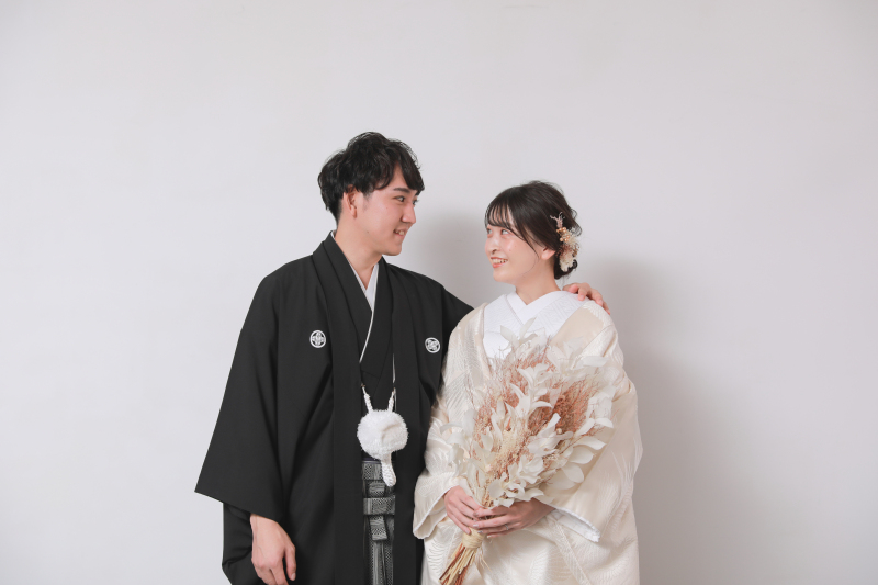白壁でシンプルなお写真も撮れます!