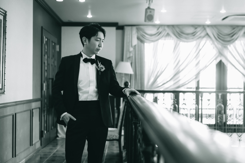 ご新郎様のソロカット