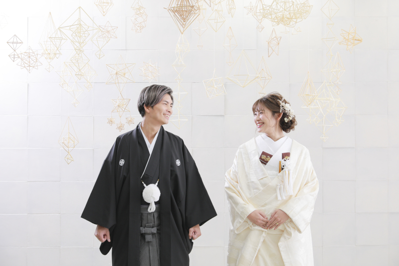 お二人で向かい合って