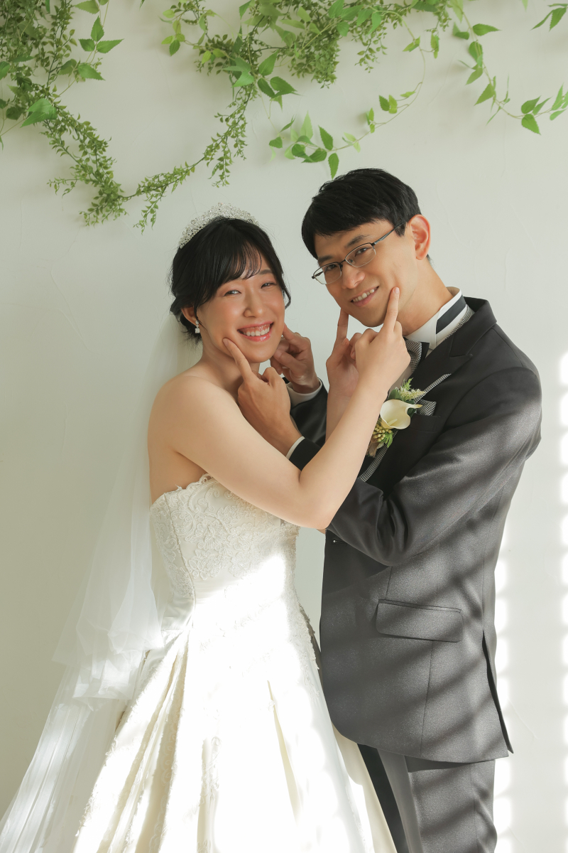 衣装チェンジをして、洋装撮影に