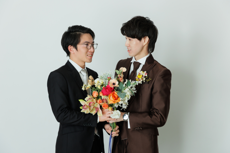 ご新郎様もご兄弟ショット！