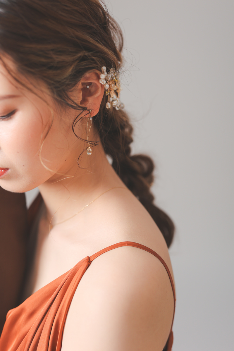 持ってきてくれたアクセサリーも