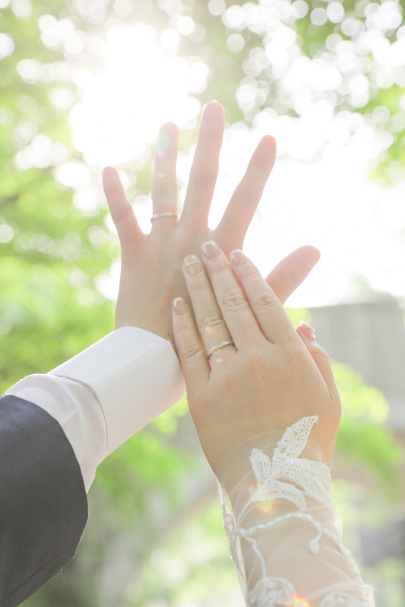 手元のショットも