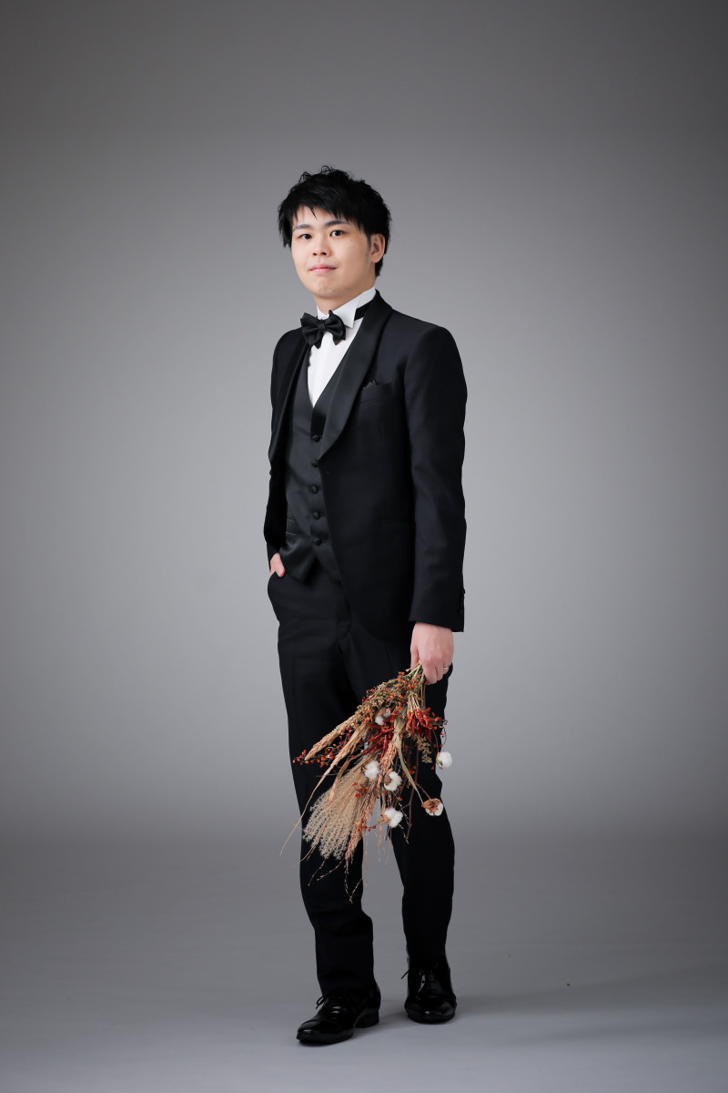 ご新郎様のソロショット