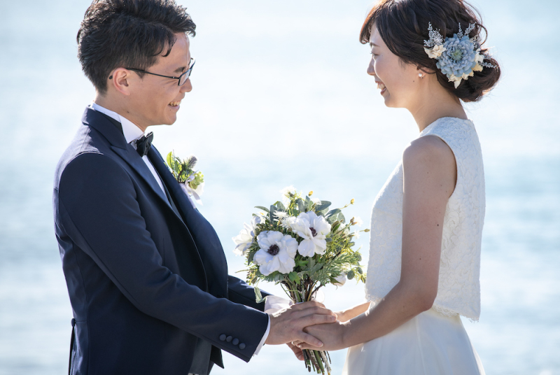 爽やかな海風を浴びながら