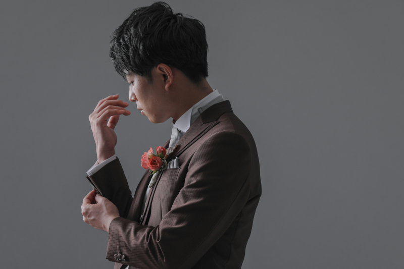 新郎さんソロショットも