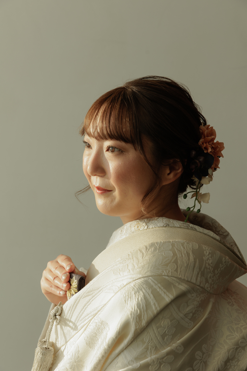 ご新婦様のソロカット。