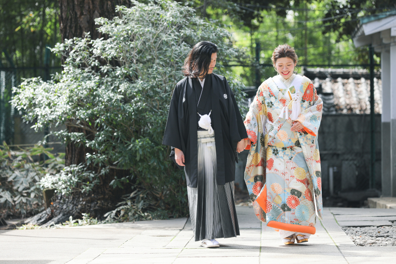 おしゃれなお二人がお着物で