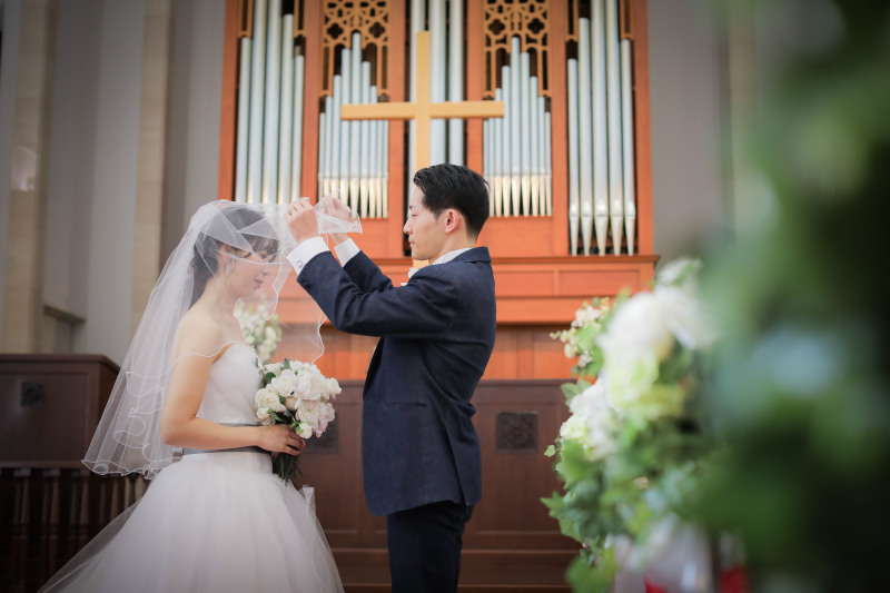 ベールアップシーン