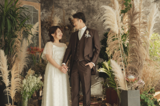 秋を感じられるスタジオで撮影！