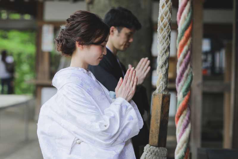 神社ならではのショット