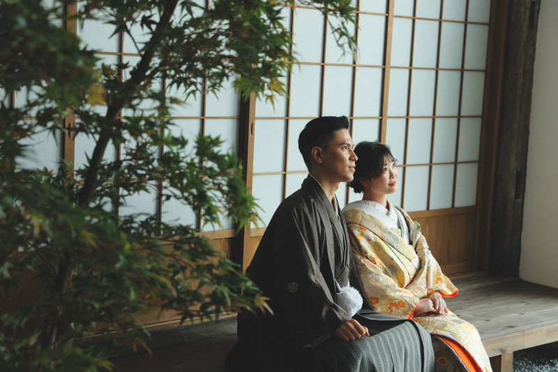 縁側でちょっと休憩。