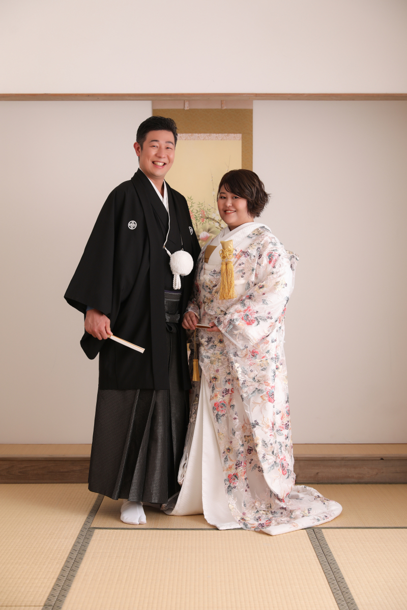 フォーマルな立ち姿