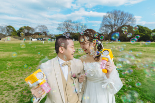 昭和記念公園で可愛らしく！